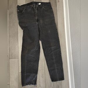 Levi's Men's Dark Gray Relaxed Jeans